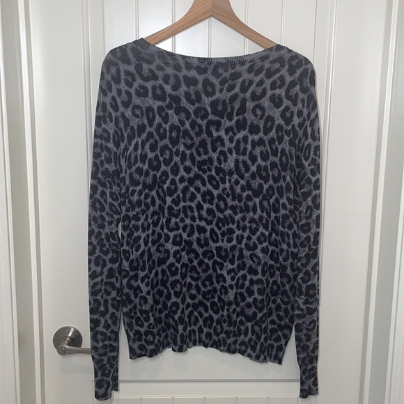 George Gray & Black Animal Print Button Front Cardigan - Picture 5 of 8